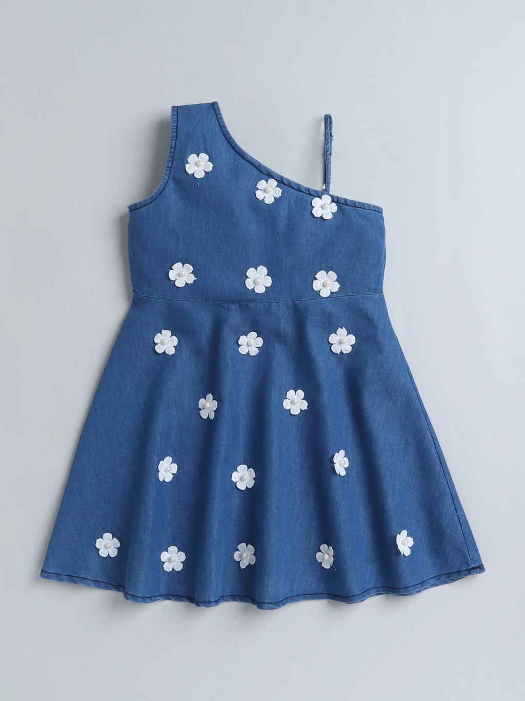 Girls Spaghetti Strap Dress with Inner Tee