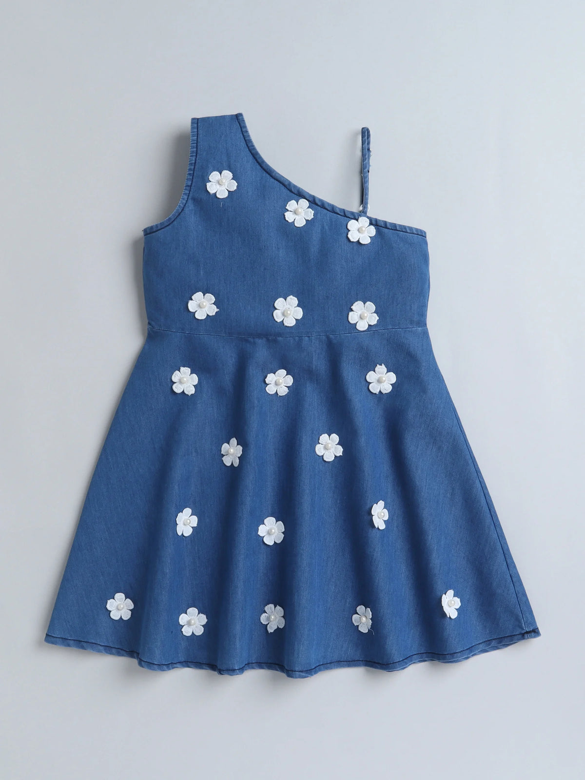 Girls Spaghetti Strap Dress with Inner Tee