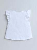 Girls Spaghetti Strap Dress with Inner Tee