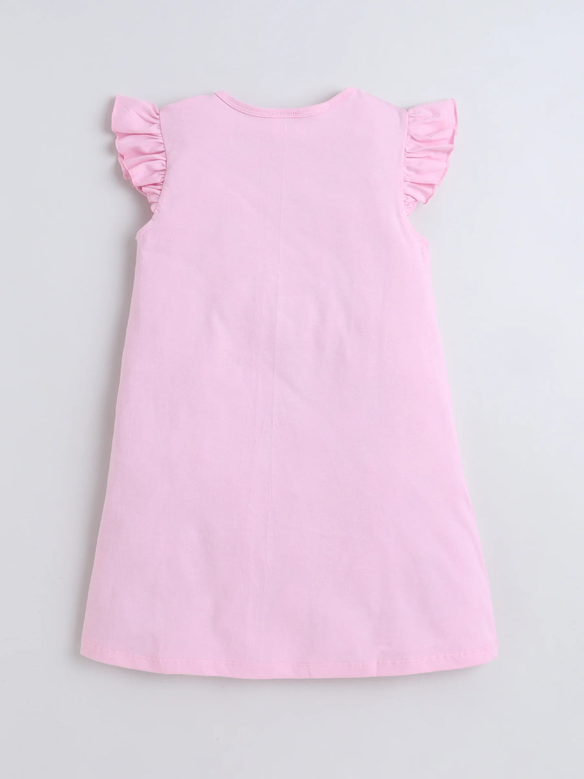 Girls Dress Soft Cotton Unicorn Printed  Casual Outings & All-Day Comfort Dress