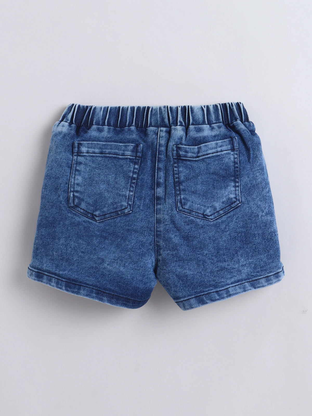 Girls Top & Skort Co-ord Set, Sleeveless Top & Denim Wrap Skort, Casual Clothing Set