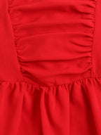 Bright Stars KIDSWEAR Strap Dress & Denim Pearl Embellished Crop Length Full Sleeves Jacket
