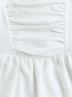 Bright Stars KIDSWEAR Strap Dress & Denim Pearl Embellished Crop Length Full Sleeves Jacket
