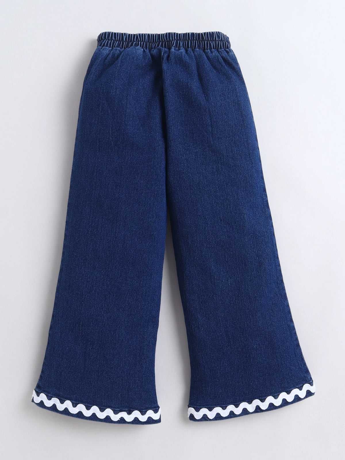 Bright Stars KIDSWEAR¬†Cotton Woven Lace Embellished Jeans