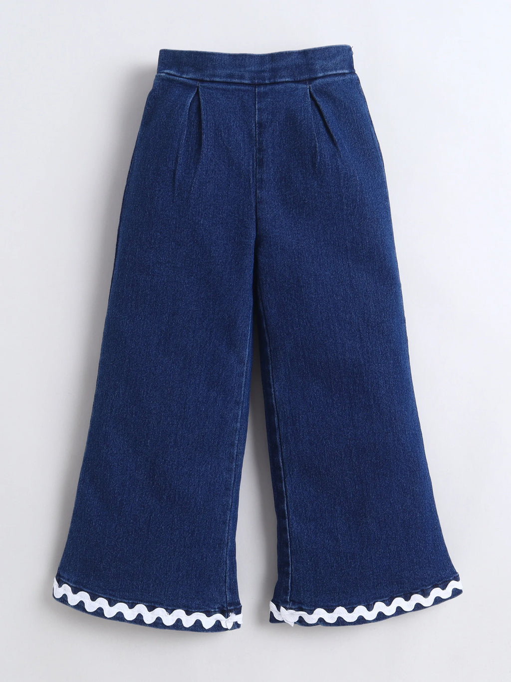 Bright Stars KIDSWEAR¬†Cotton Woven Lace Embellished Jeans