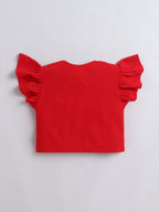 Bright Stars KIDSWEAR¬†Flutter Sleeves Pearl Embellished Shrug