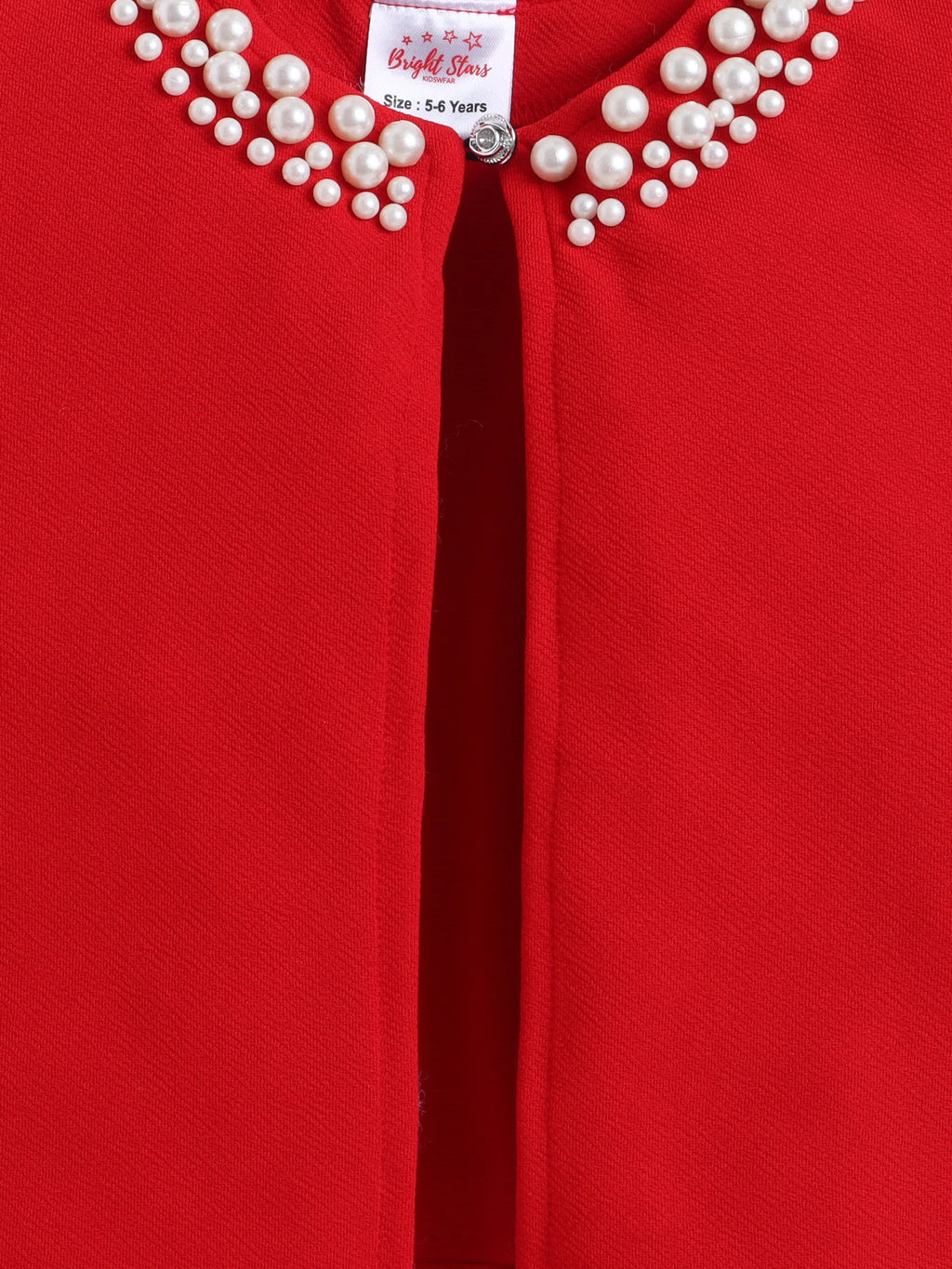 Bright Stars KIDSWEAR¬†Flutter Sleeves Pearl Embellished Shrug