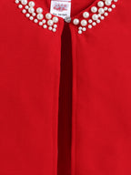 Bright Stars KIDSWEAR¬†Flutter Sleeves Pearl Embellished Shrug