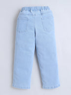Bright Stars KIDSWEAR Denim Embroidered Medium Wash Elasticated Jeans - Blue