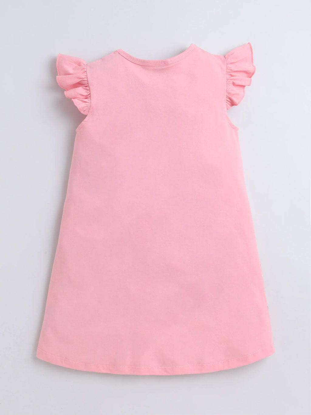 Bright Stars KIDSWEAR Knits Unicorn Digital Printed Dress - Coral