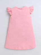 Bright Stars KIDSWEAR Knits Unicorn Digital Printed Dress - Coral