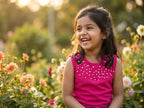 Rose Pearl Embellished Sleeveless Dress for Girls